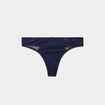 String coton majoritaire bleu marine femme