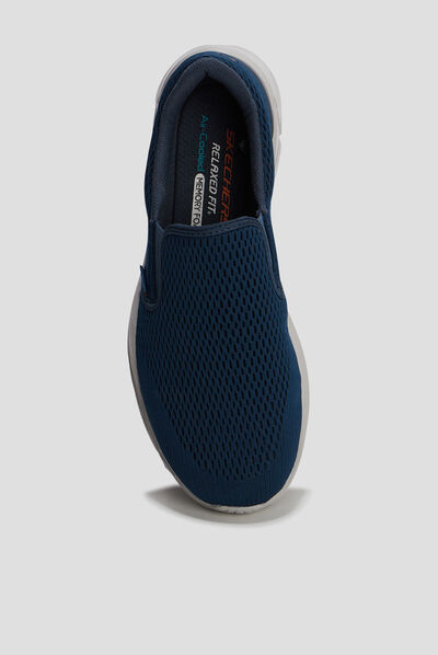 Baskets running Skechers Equalizer bleu marine homme