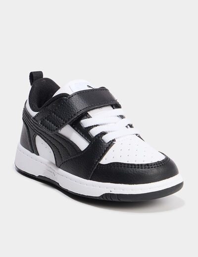 Tennis basses Puma V6 noir garçon