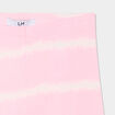 Legging cycliste côtelé coton rose fluo fille
