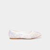 Ballerines brod&eacute;es multicolore femme