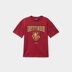 T-shirt col rond Gryffondor Harry Potter rouge fonc&eacute; gar&ccedil;on