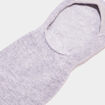 Lot 5 paires socquettes invisibles gris femme