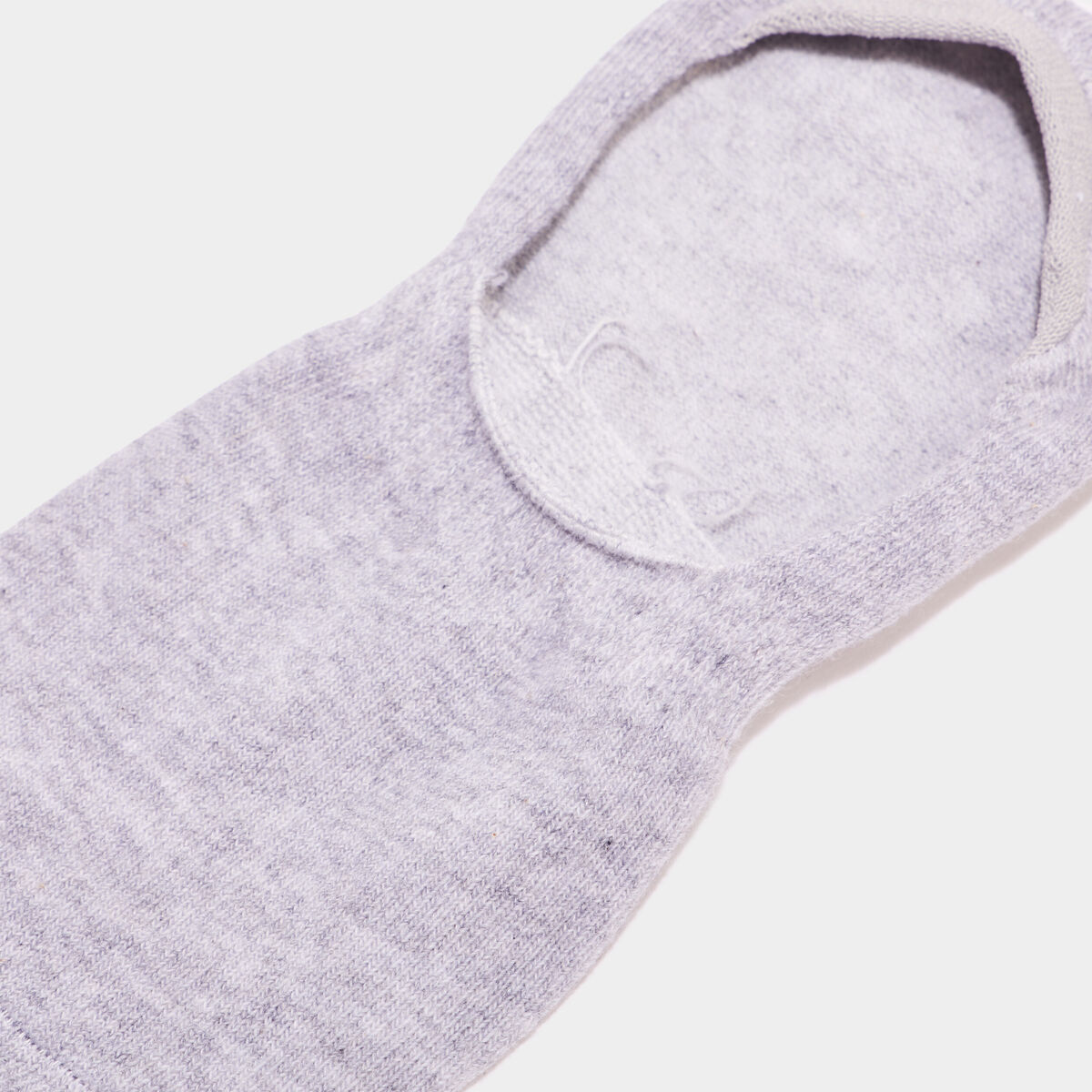 Lot 5 paires socquettes invisibles gris femme