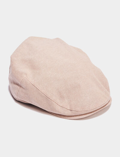 Casquette anglaise sable homme