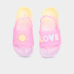 Mules de plage avec brides multicolore fille