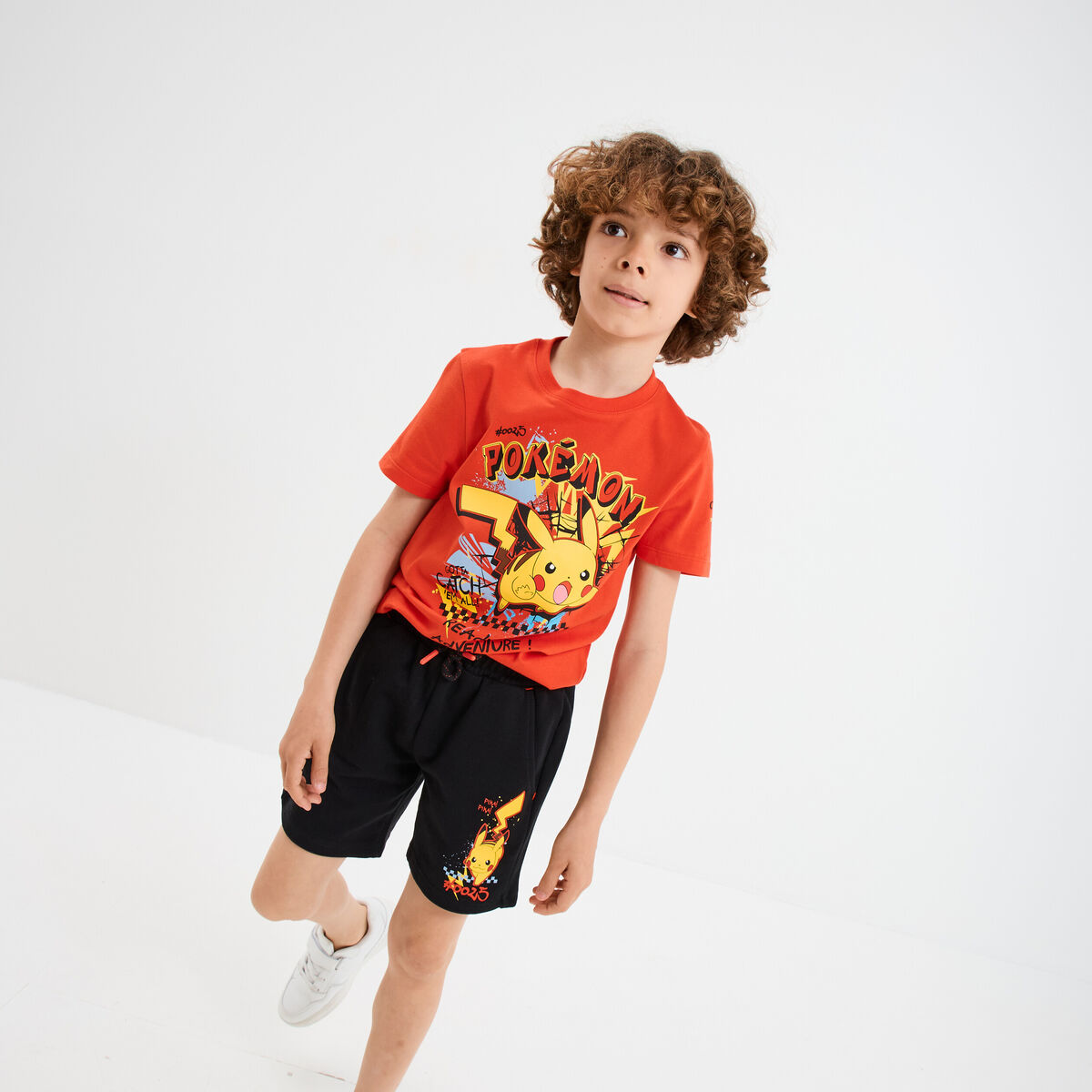Ensemble 2 pièces coton Pokémon Pikachu multicolore garçon