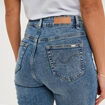 Jeans regular 5 poches coton denim stone femme