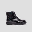 Bottines vernies zipp&eacute;es Liberto noir fille