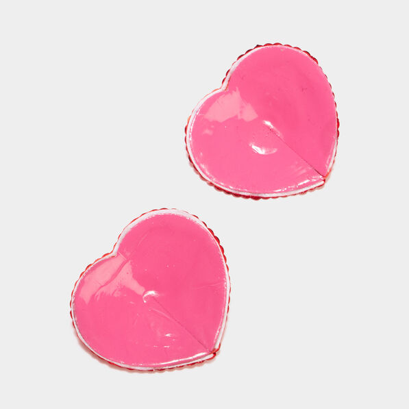 Cache tétons à sequins rose framboise femme