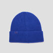 Bonnet tricoté avec bord à revers Creeks bleu roi femme
