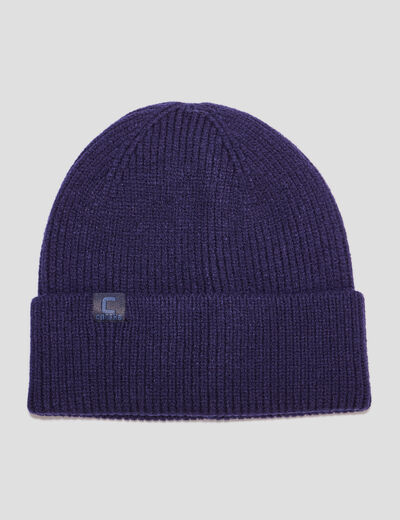 Bonnet tricoté Creeks bleu marine homme