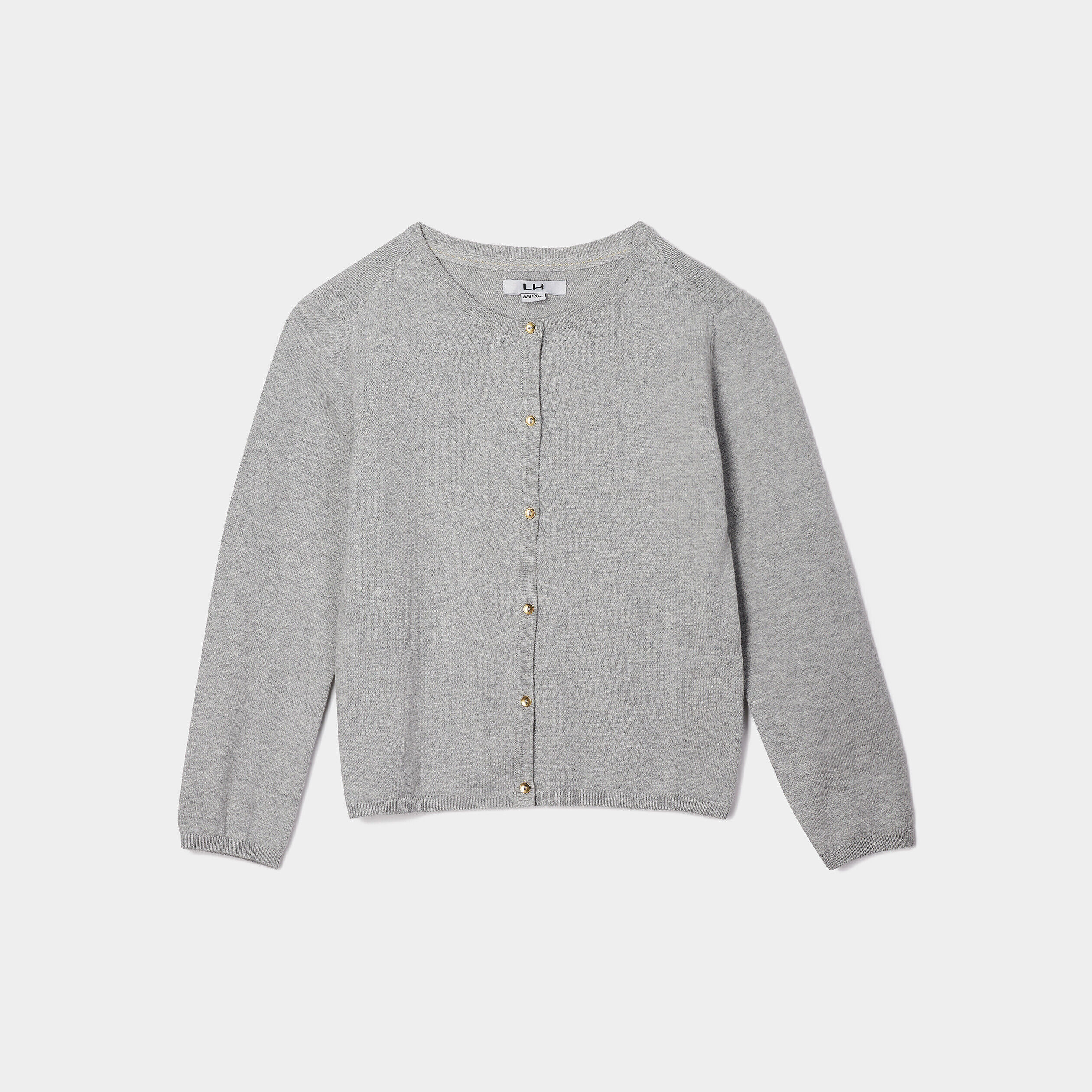 Gilet online gris fille