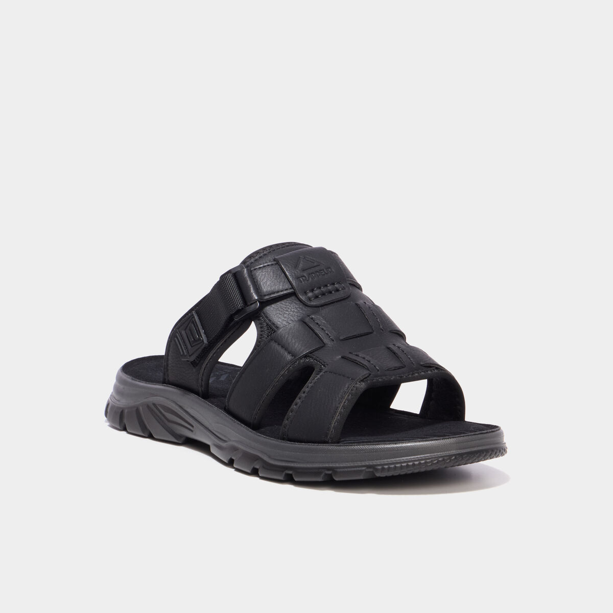 Mules &agrave; scratchs noir homme
