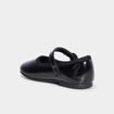 Ballerines vernies à paillettes noir bébé fille