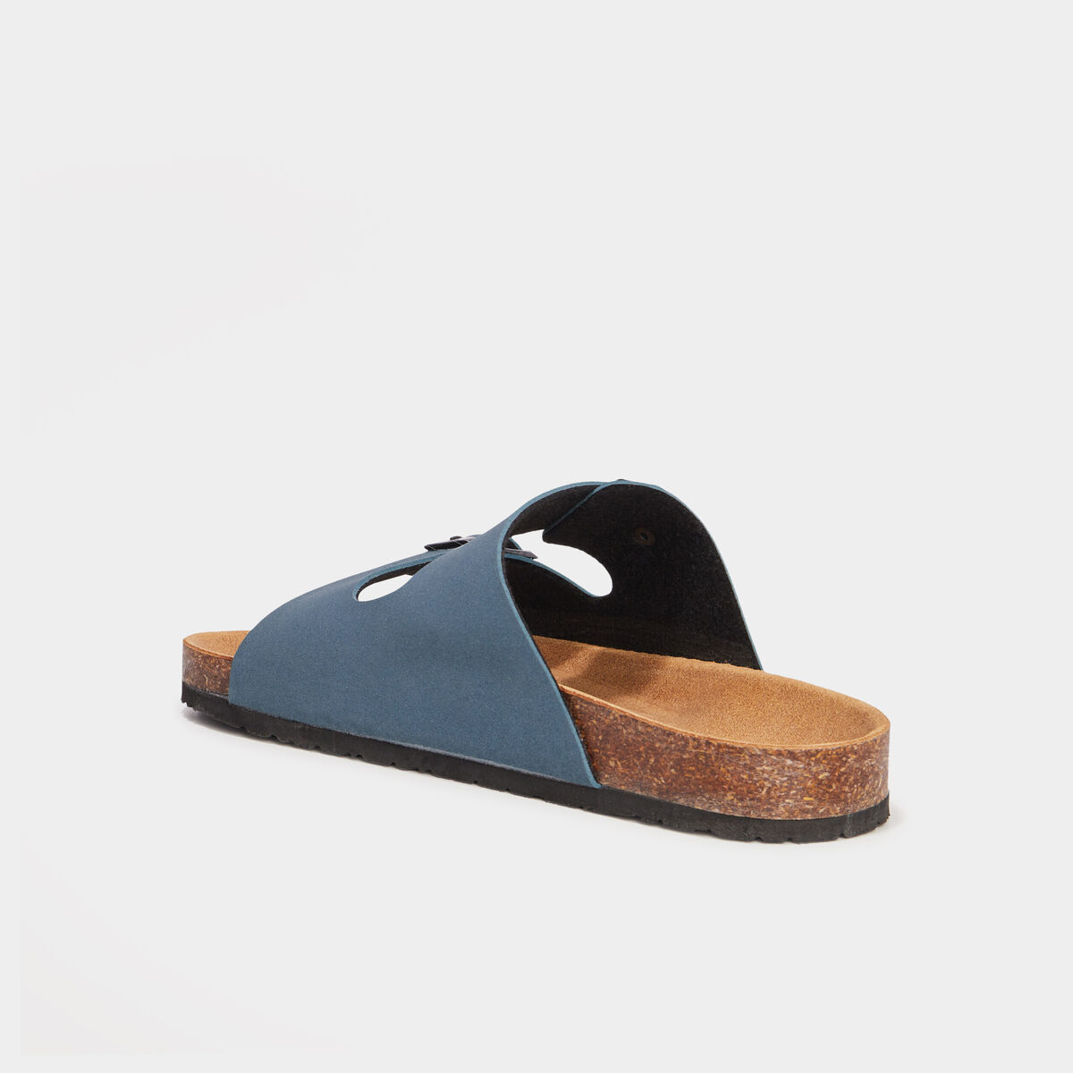 Mules avec boucles bleu marine homme