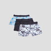 Lot 3 boxers bleu turquoise garçon