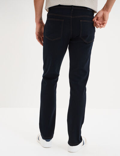 Jeans straight avec 5 poches denim brut clean homme