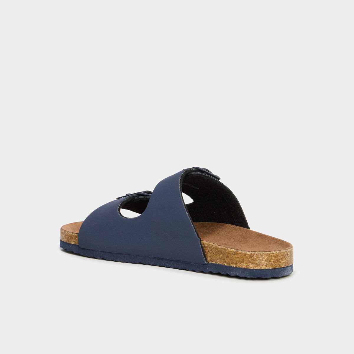 Mules avec boucles bleu marine garçon