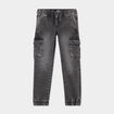 Jeans battle bas resserr&eacute; denim noir gar&ccedil;on