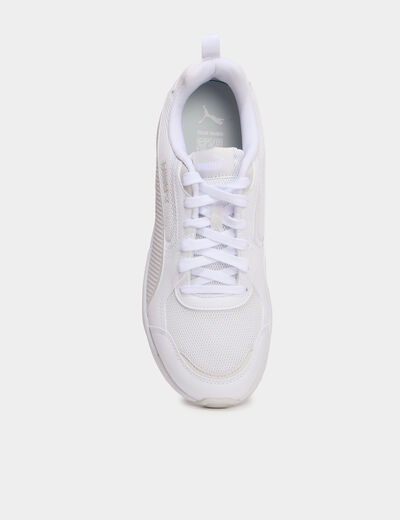 Baskets running &agrave; lacets Puma blanc homme