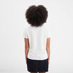 T-shirt col rond détail crochet Creeks blanc femme