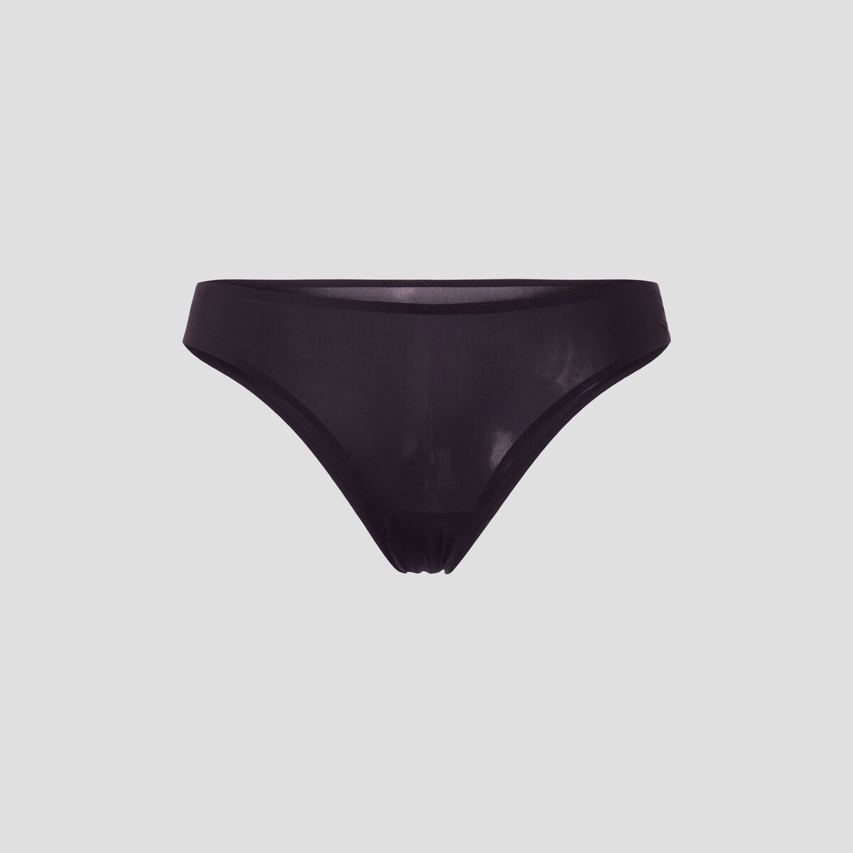 Culotte couture invisible en microfibre noir femme