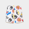 Short droit coton Pok&eacute;mon blanc gar&ccedil;on