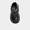 Bottines crantées avec boucles Liberto noir bébé fille