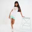 Short droit 5 poches Creeks bleu clair fille