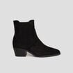 Bottines santiags à talons noir femme