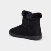 Bottines fourr&eacute;es noir femme