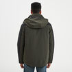 Veste à capuche effet 3-en-1 Trappeur vert kaki homme