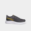 Baskets running à scratchs gris homme