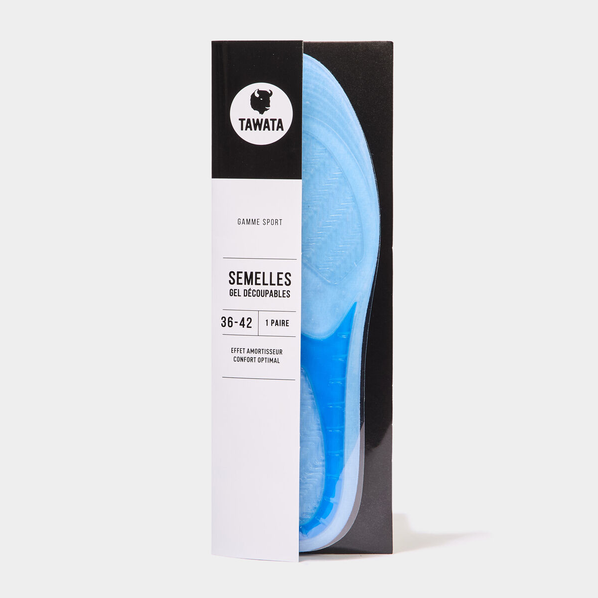 Semelles gel confort d&eacute;coupables bleu mixte