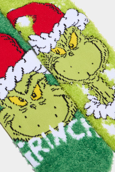 Lot 2 paires chaussettes Le Grinch vert homme
