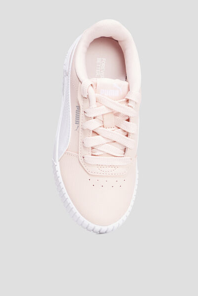 Tennis basses à lacets Puma Carina 2.0 rose fille