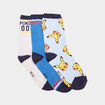 Lot 3 paires chaussettes Pokémon Pikachu bleu garçon