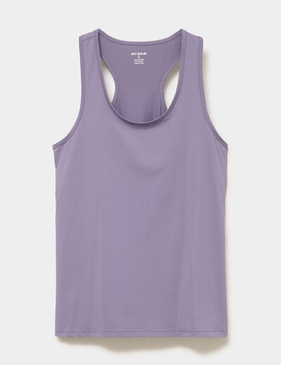 D&eacute;bardeur de sport fluide dos nageur violet femme
