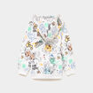 Sweat zipp&eacute; &agrave; capuche Pat Patrouille blanc gar&ccedil;on