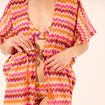 Robe de plage longue multicolore femme