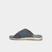 Mules brides croisées bleu homme