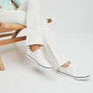 Tennis en toile à lacets Creeks blanc femme