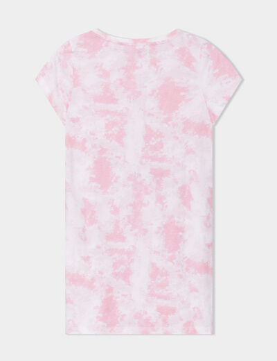 Chemise de nuit courte Stitch rose fushia fille
