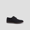 Derbies plates &agrave; lacets noir homme