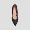 Escarpins &agrave; talons paillet&eacute;s noir femme