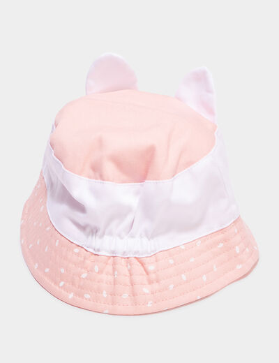 Bob coton rose bébé fille