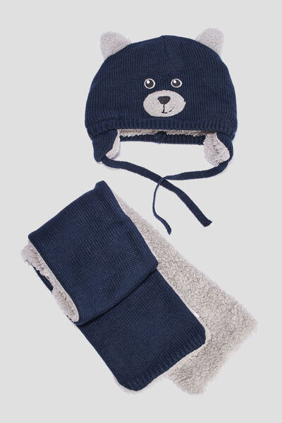 Ensemble 2 pièces bleu marine bébé garçon