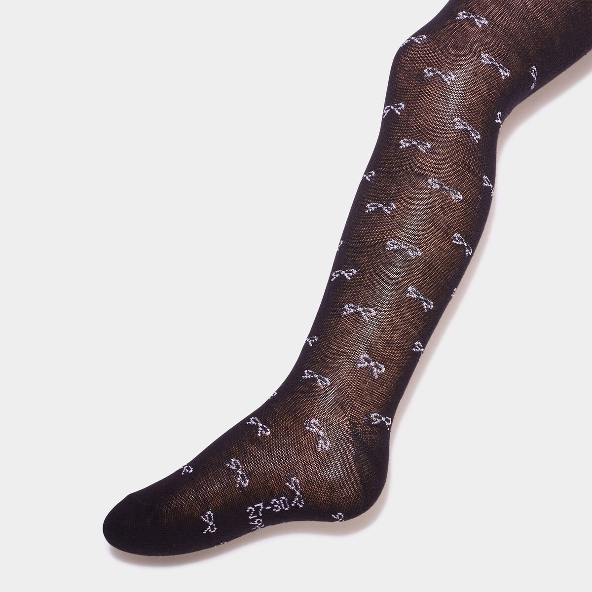 Lot de 2 collants noir fille