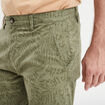 Bermuda chino droit Creeks vert kaki homme